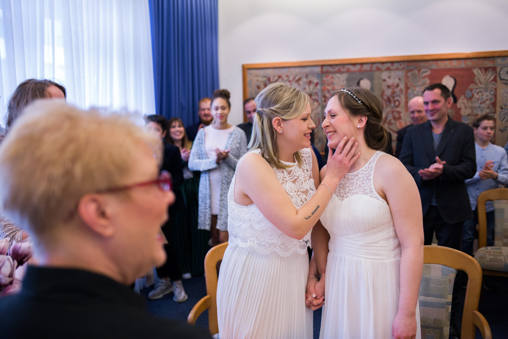 Hochzeit im Standesamt Wandsbek und Ohlendorffsche Villa in Volksdorf
